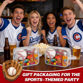 Lebaley baseball snack bags in use for travel, gym, and daily organization.