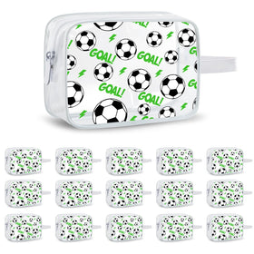 Lebaley soccer snack bags pack in vibrant yellow design for team gifts