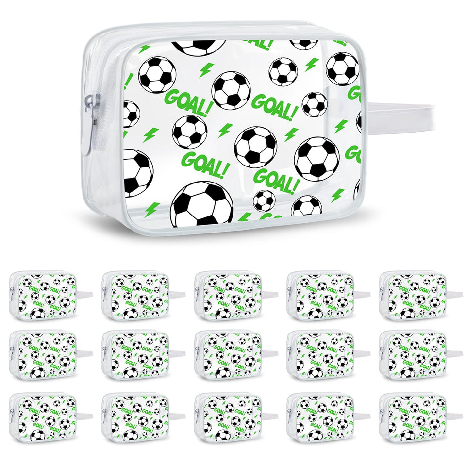 Lebaley soccer snack bags pack in vibrant yellow design for team gifts