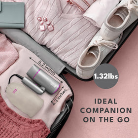 LEBENLANG Ionic Hair Dryer 1875W delivers strong airflow for fast drying.