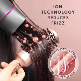 LEBENLANG Ionic Hair Dryer with travel bag for on-the-go styling.