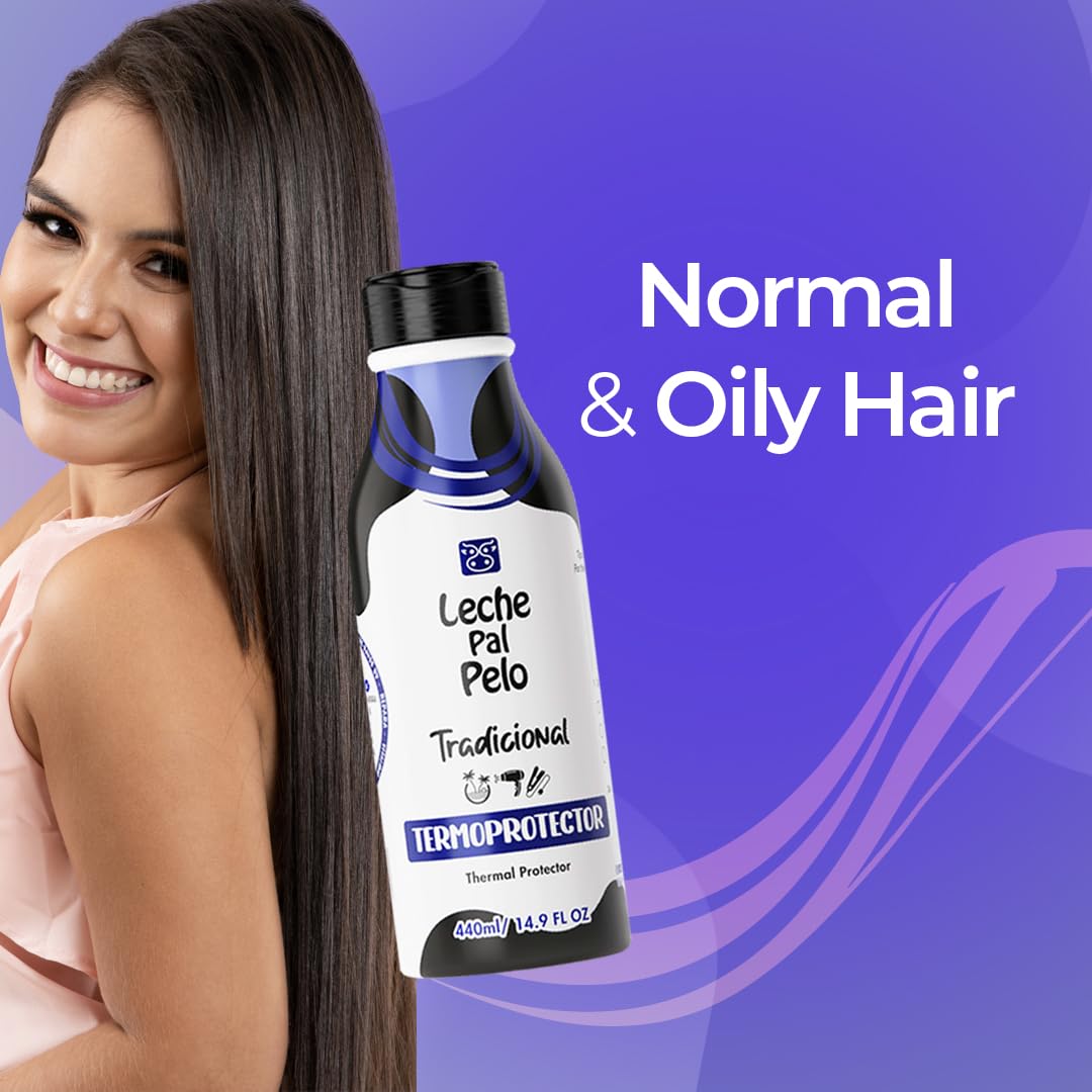 Leche Pal Pelo Traditional label highlights soy, aloe and wheat proteins.