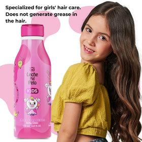 Leche Pal Pelo Kids Styling Cream packaging for organized routine use
