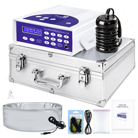 LeCuag Ionic Foot Bath Detox Machine front view for a convenient home spa routine.