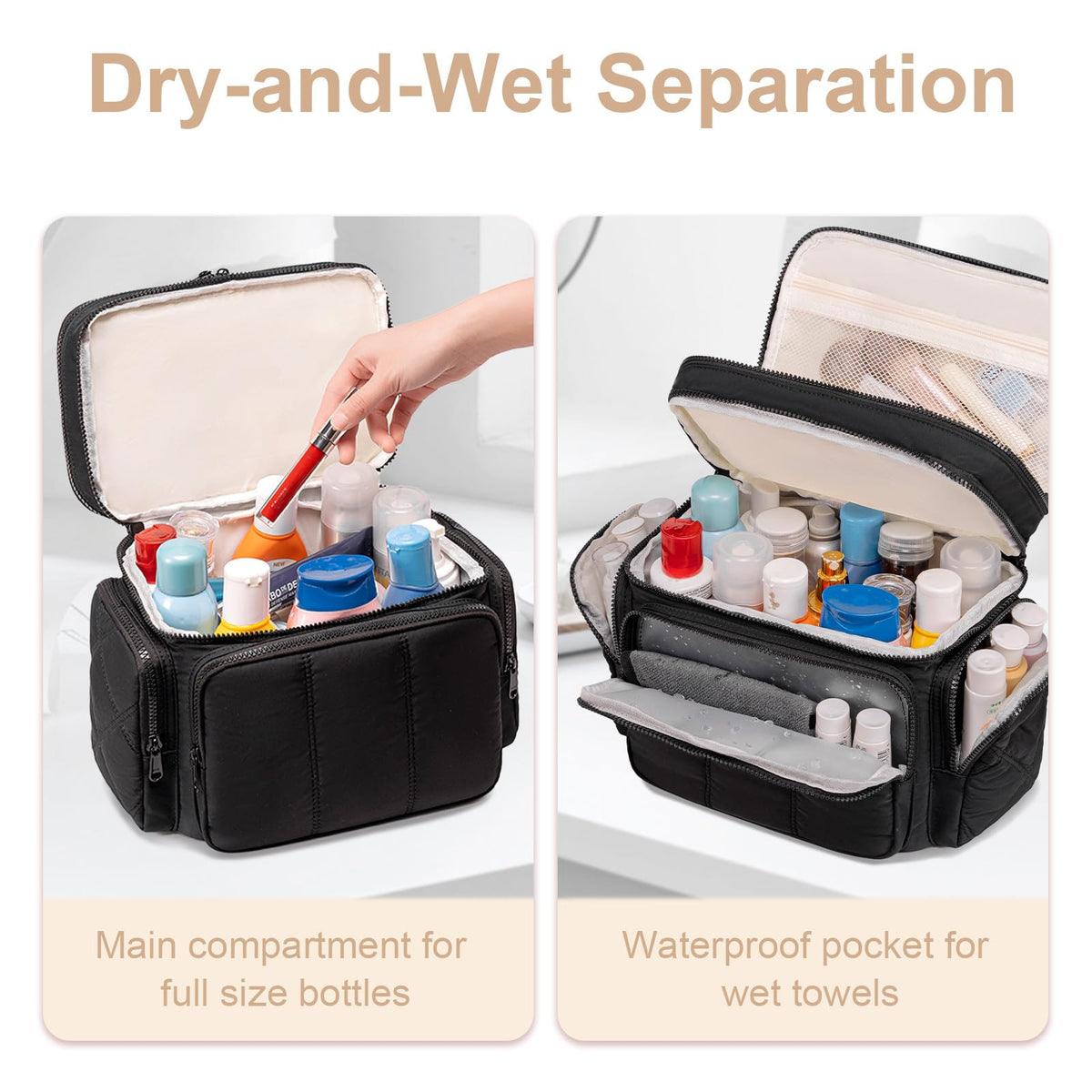 LEDAOU gift-ready travel essentials bag makes a thoughtful present.