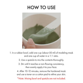 Leegeehaam collagen modeling mask providing hydration and glow on skin