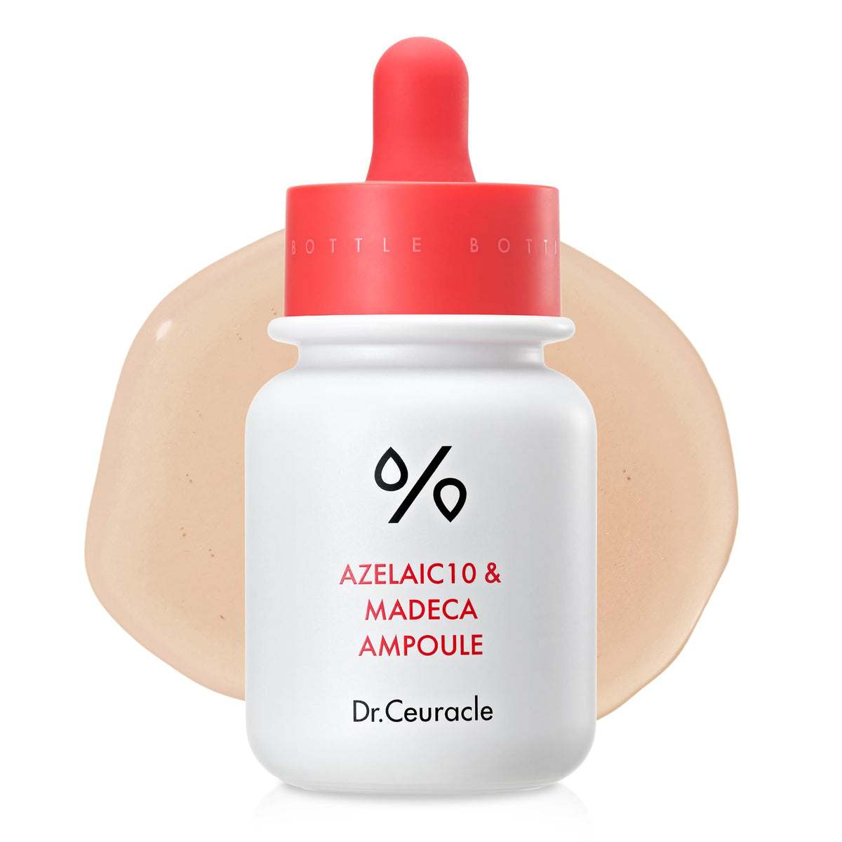 Leegeehaam Dr.Ceuracle Azelaic 10% ampoule bottle close-up targeting blemishes