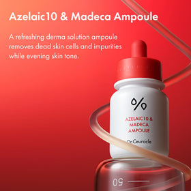Leegeehaam azelaic ampoule texture showing a non-greasy finish ideal for layering