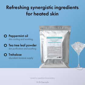 Leegeehaam Dr.Ceuracle Spirulina cooling mask peel-off removal along edges