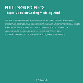 Leegeehaam Dr.Ceuracle Spirulina cooling mask packaging tub for easy use