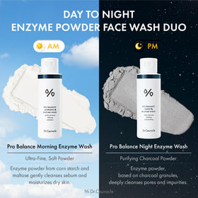 Leegeehaam Dr.Ceuracle Pro Balance powder wash night routine cleanses pores before bed