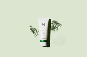 Leegeehaam Tea Tree Purifine Cleansing Foam packaging design on shelf appeal