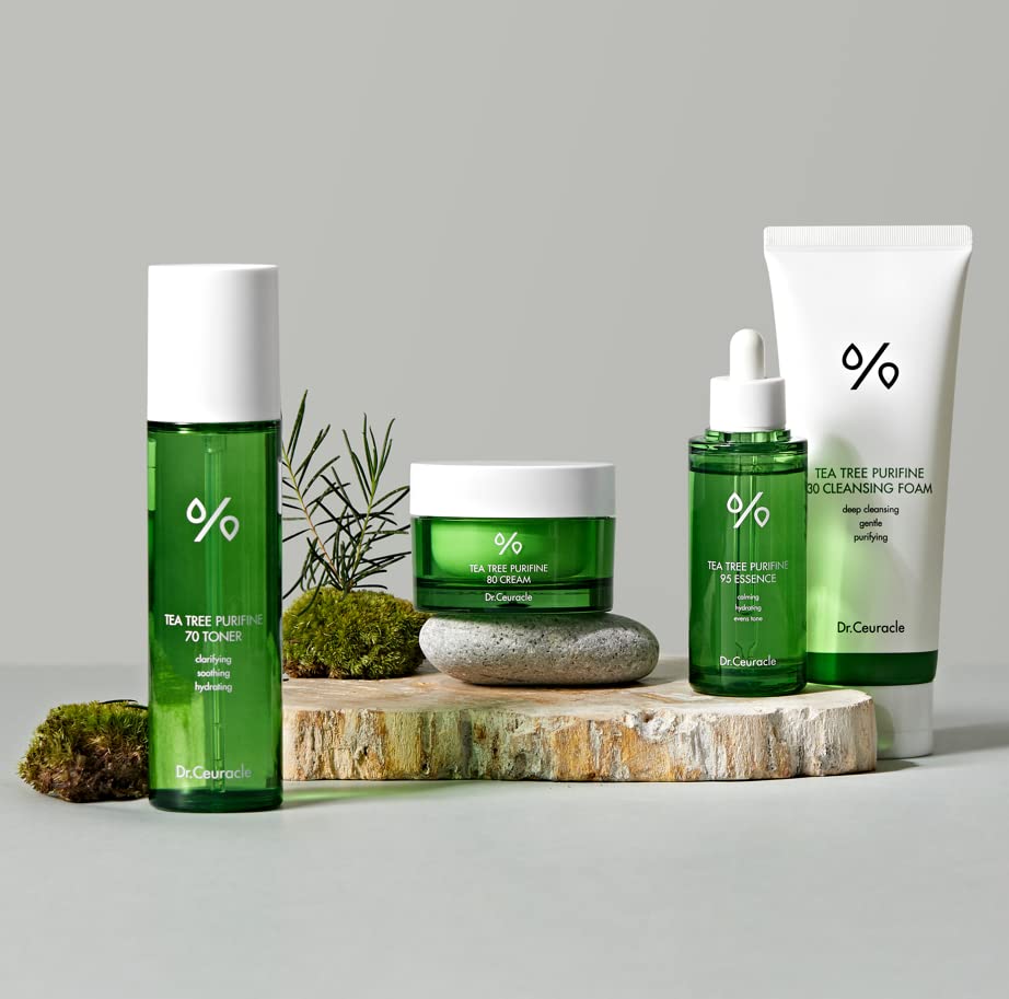 Leegeehaam Tea Tree Purifine Cleansing Foam waterless formula highlights light, clean feeling