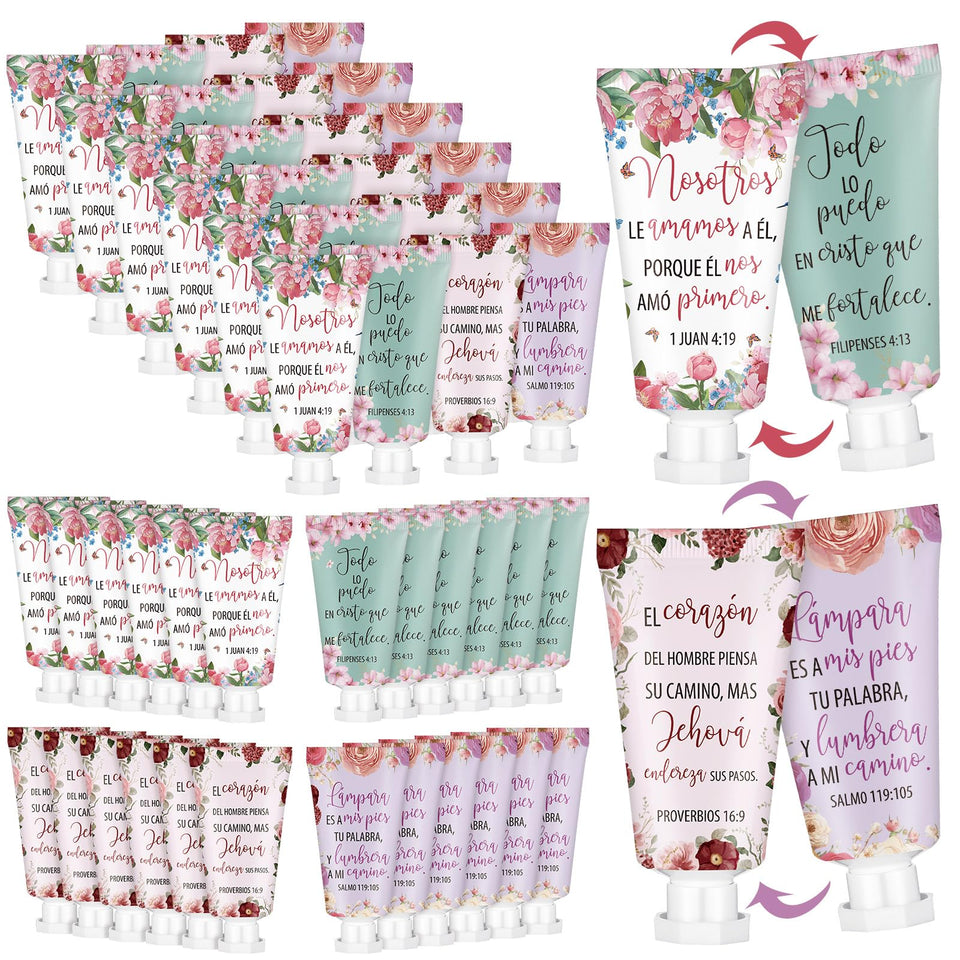 Leelosp 36-pcs Christian hand cream set boxed, ideal for church favors