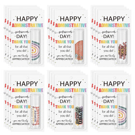Leelosp admin day lip balm pack with boho design, ideal desk gift.