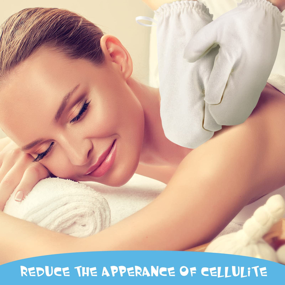 Leelosp bath and body scrub gloves for shower routines