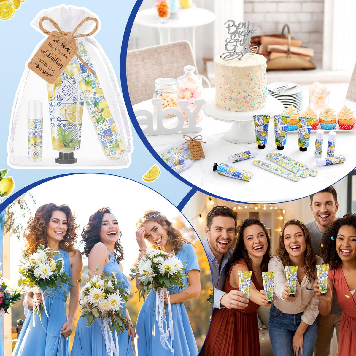 Leelosp Capri Lemon gift set suitable for weddings and baby showers