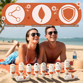 Leelosp sunscreen with carabiner clip for easy access during outdoor activities.