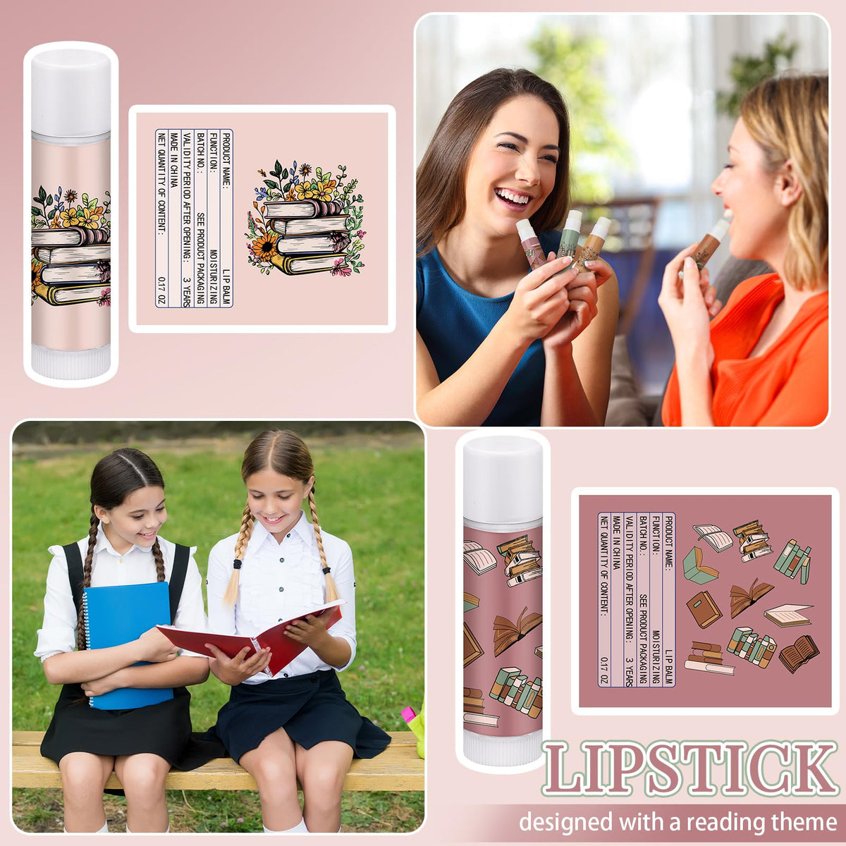 Leelosp compact portable lip balm pack fits in bags