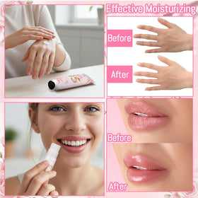 Leelosp lip balm 5g with cherry blossom scent offers subtle fragrance.
