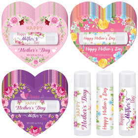 Leelosp lip balm with floral Mother's Day design for festive gift tables