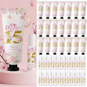 Leelosp quinceañera favor packaging showcases an elegant display for guest goody bags.