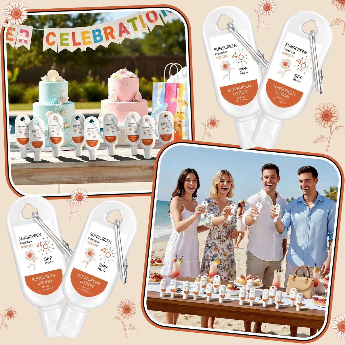 Leelosp mini sunscreen makes a thoughtful gift for summer celebrations.