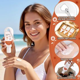 Leelosp travel-compact sunscreen stays secure and ready in your bag.
