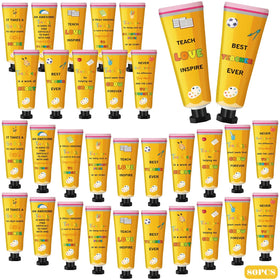 Leelosp 80-pcs hand cream set for teachers, ideal gift.