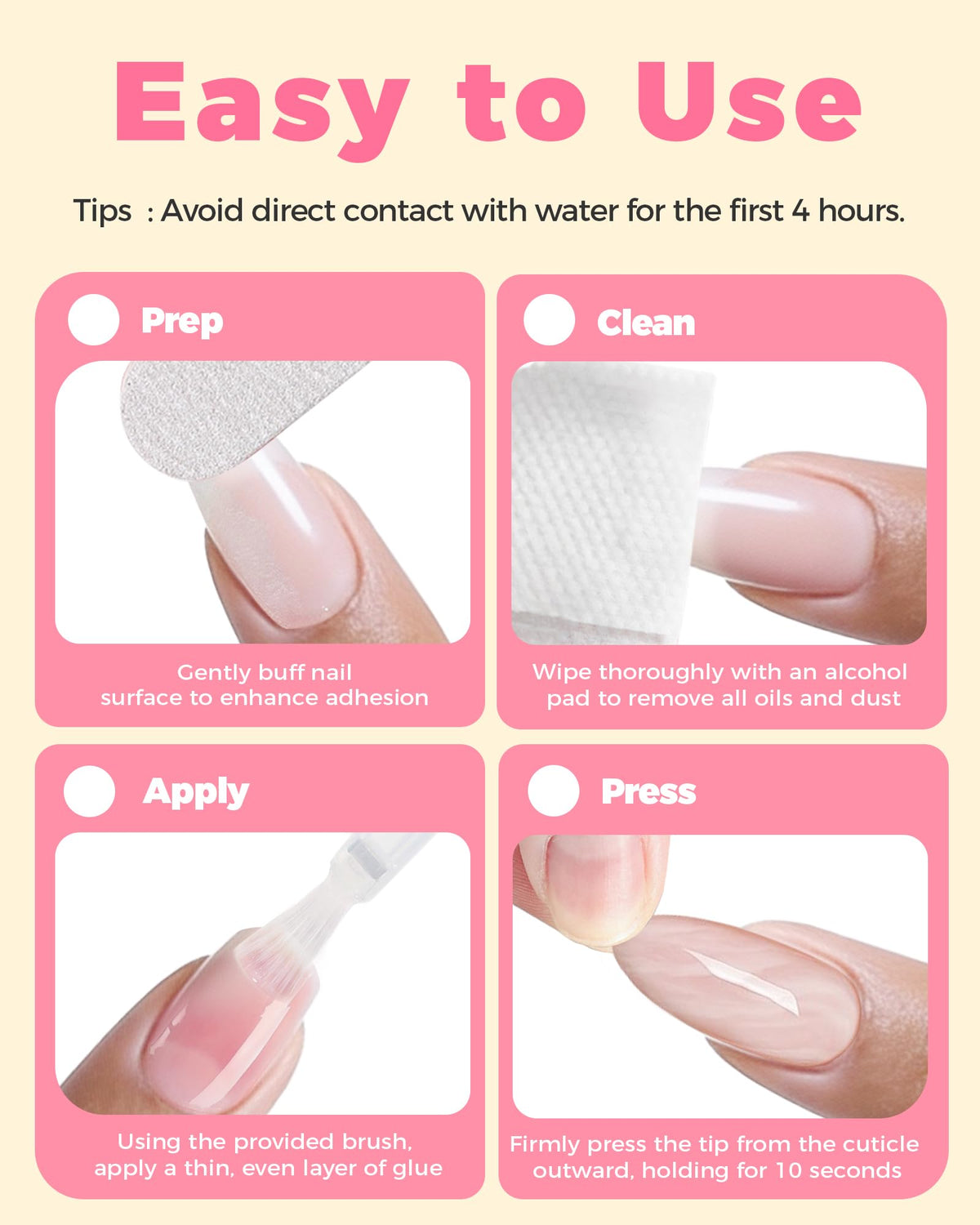 LEENEXUS Warranty-backed nail glue with support for worry-free ownership.