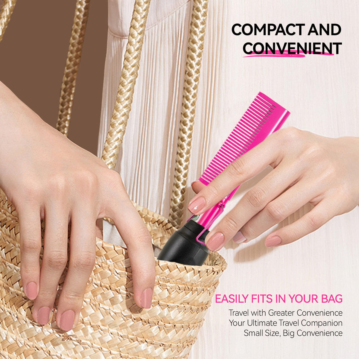 Leeons hot comb includes automatic shut-off for safety during sessions.