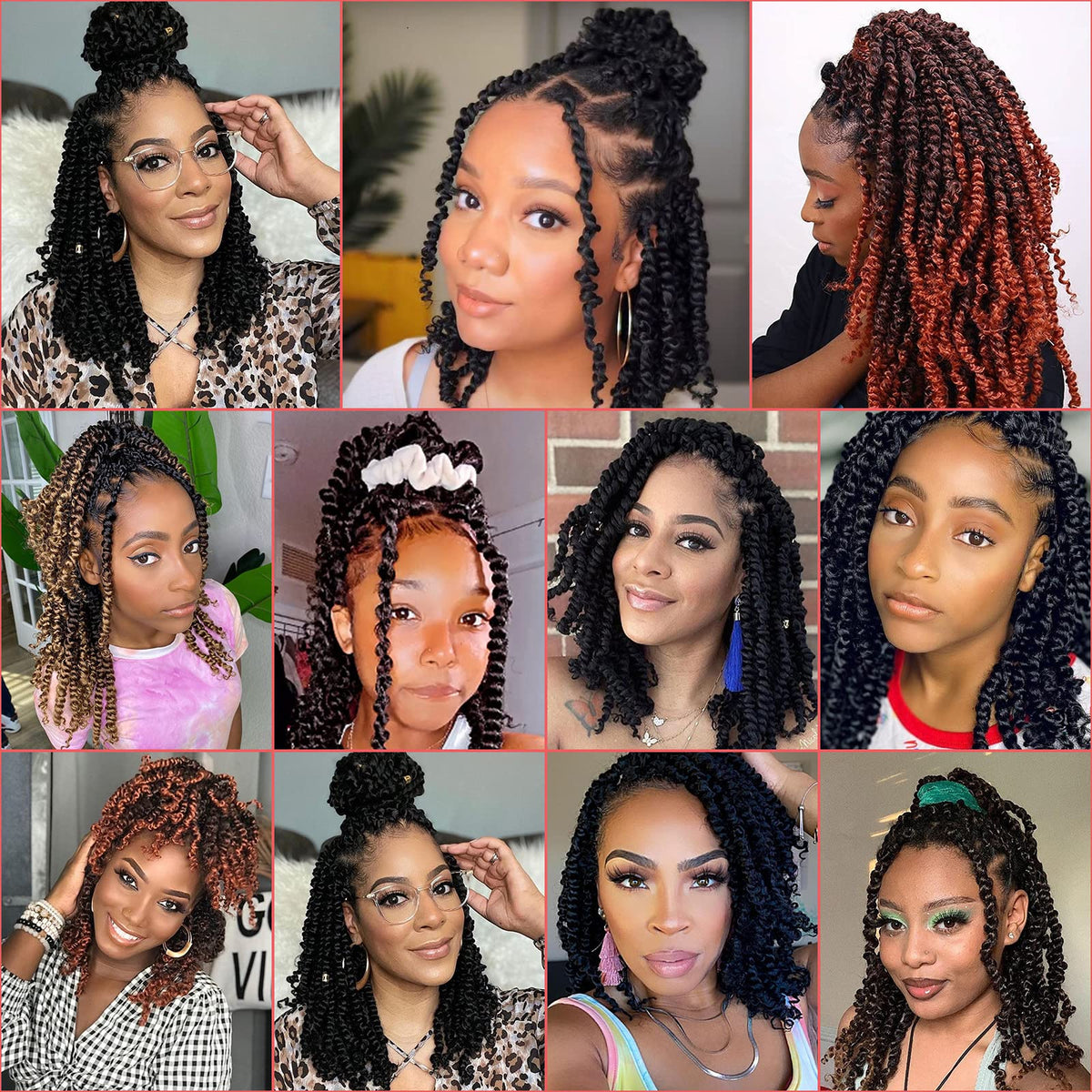 Leeven 8-pack crochet hair kit with hook included for easy installation