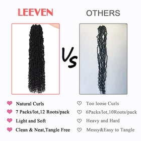 Leeven bohemian locs 14 inch curly ends ideal for stylish events.