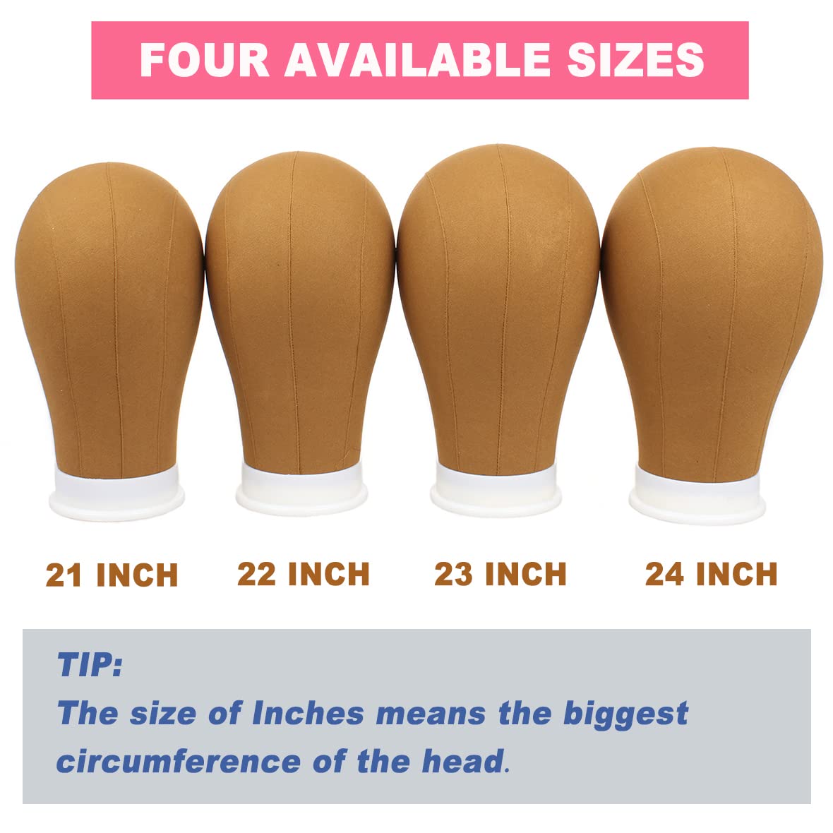 Leeven canvas head with T pins for secure mounting