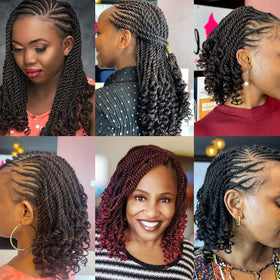 Leeven color variety Senegalese twist hair for versatile looks