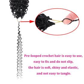 Leeven daily-wear curly crochet hair suited for casual or special occasions.