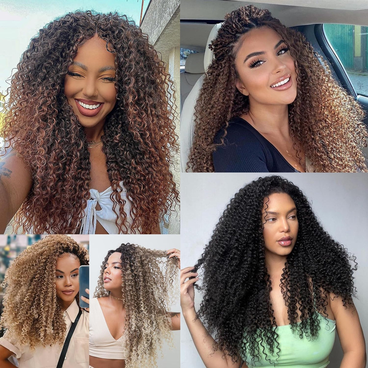 Leeven 8 inch curly crochet hair for versatile styles and comfort.