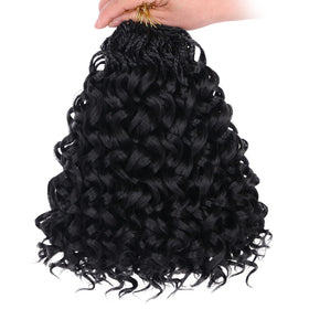Leeven Gogo Curl 10inch back view reveals full texture and volume