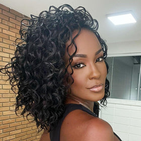 Leeven Gogo Curl 10inch front view showing natural ocean wave texture for a believable look