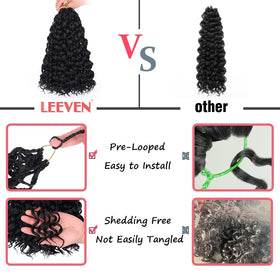 Leeven Gogo Curl 10inch soft lightweight fiber feels comfortable all day