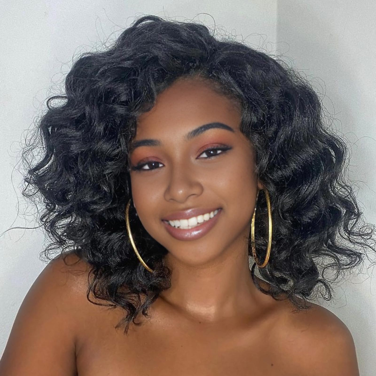 Leeven ocean wave crochet hair close-up showing natural texture for easy styling