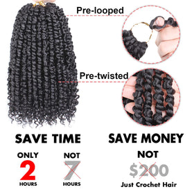 Leeven pre-twisted bohemian twists beginner friendly and time-saving