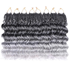 Leeven pre-twisted ocean wave braids for easy styling