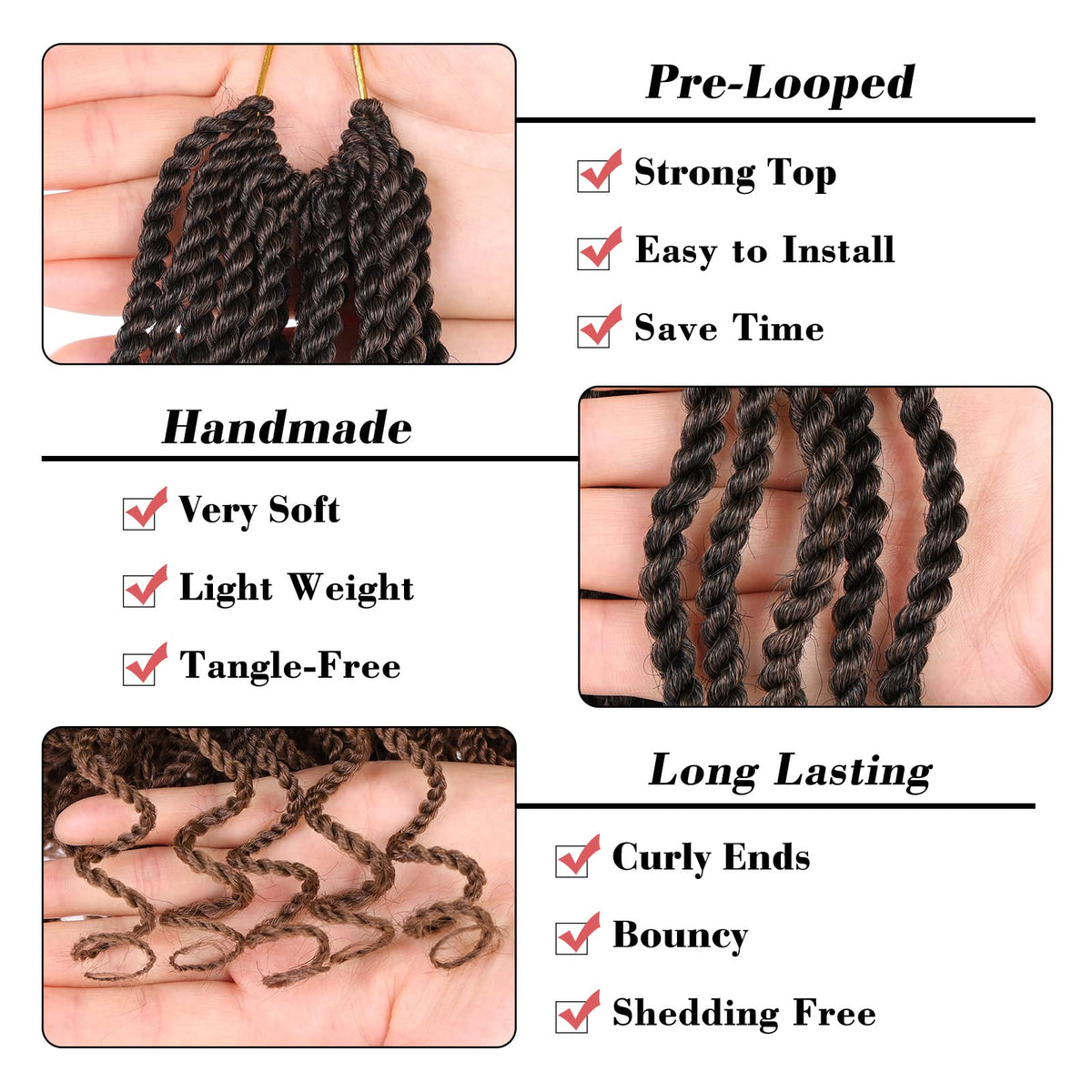 Leeven Senegalese twist color T27, versatile shade for protective styles.