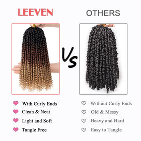 Leeven washable synthetic hair for simple maintenance.