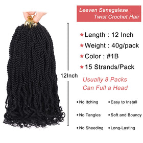 Leeven wavy Havana twist with curly ends for voluminous style