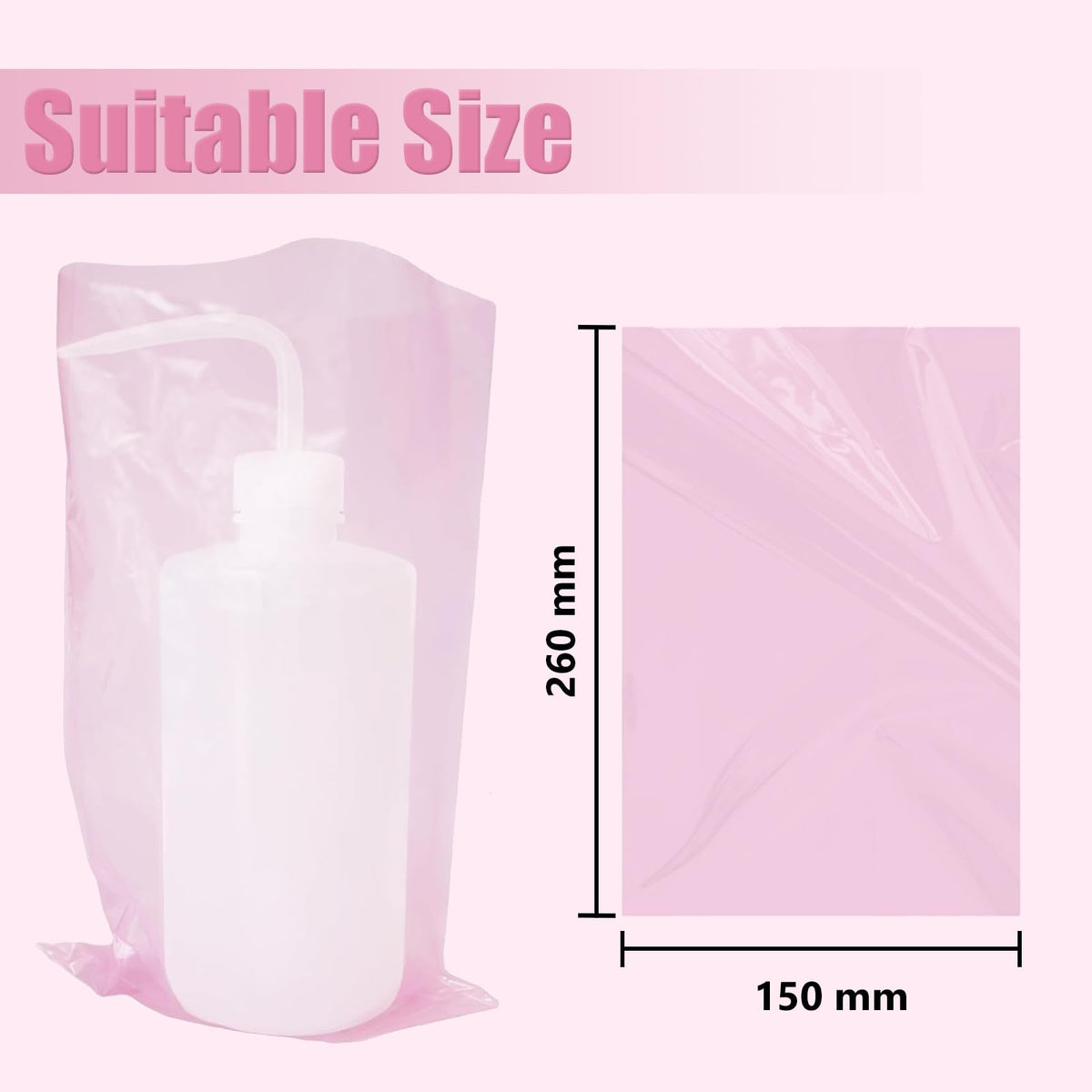 LEEYUKA disposable bottle bag provides cross contamination protection during tattoo work