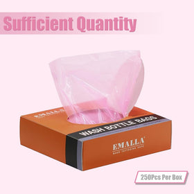 LEEYUKA tattoo bottle covers in pink clear design for monitoring contents