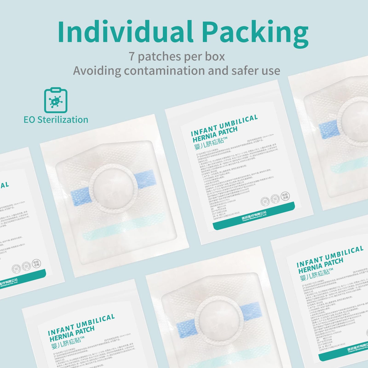 lefeke belly button patch material close-up highlighting skin-friendly silicone gel construction.
