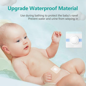 lefeke patch during bath use shows waterproof wear for navel protection.